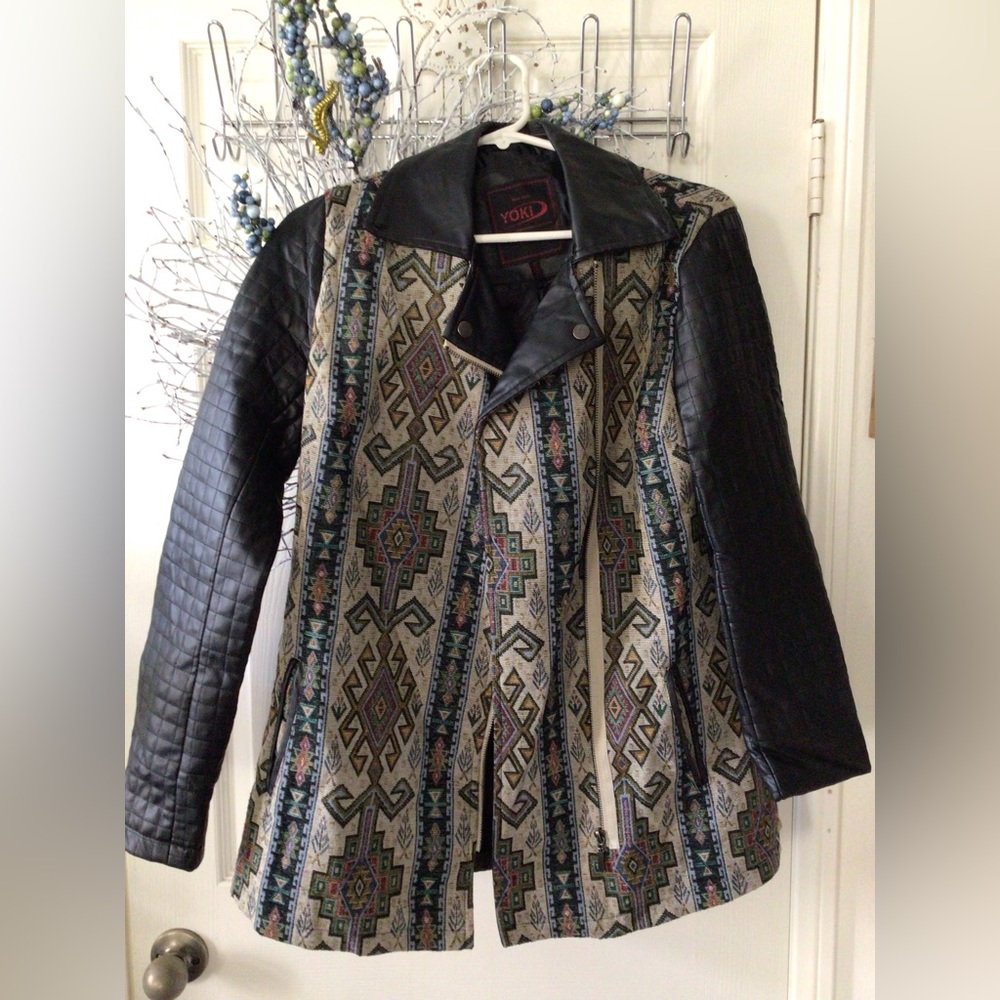 Yoki Brand Leather Jacket